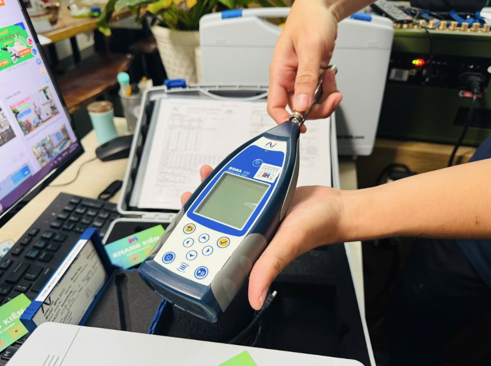 Kết nối đầu dò cảm biến độ ồn MPA 231T với BSWA 308 Kết nối đầu dò cảm biến độ ồn MPA 231T với BSWA 308