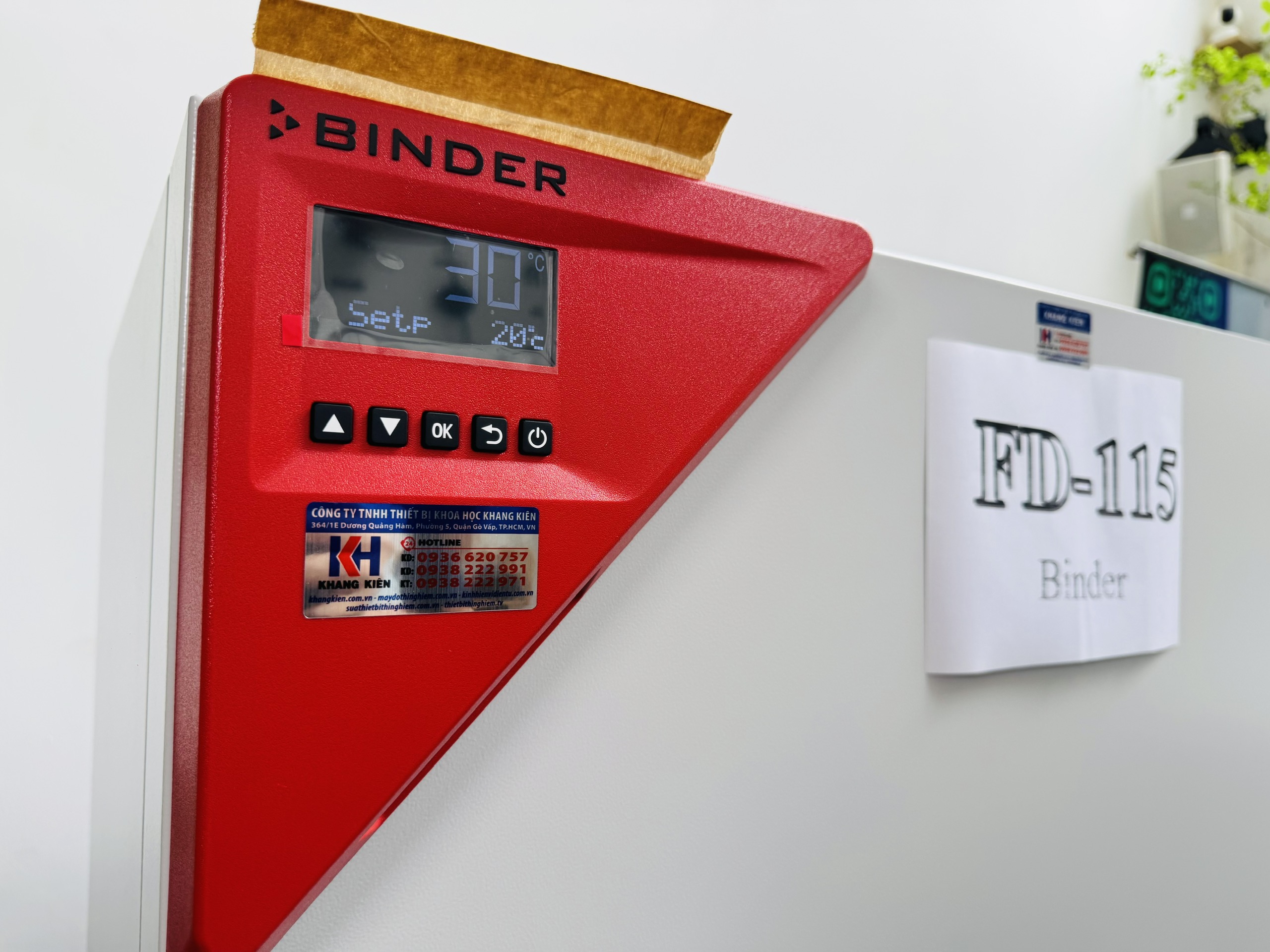 Màn hình hiển thị Tủ sấy BINDER FD115 Màn hình hiển thị Tủ sấy BINDER FD115