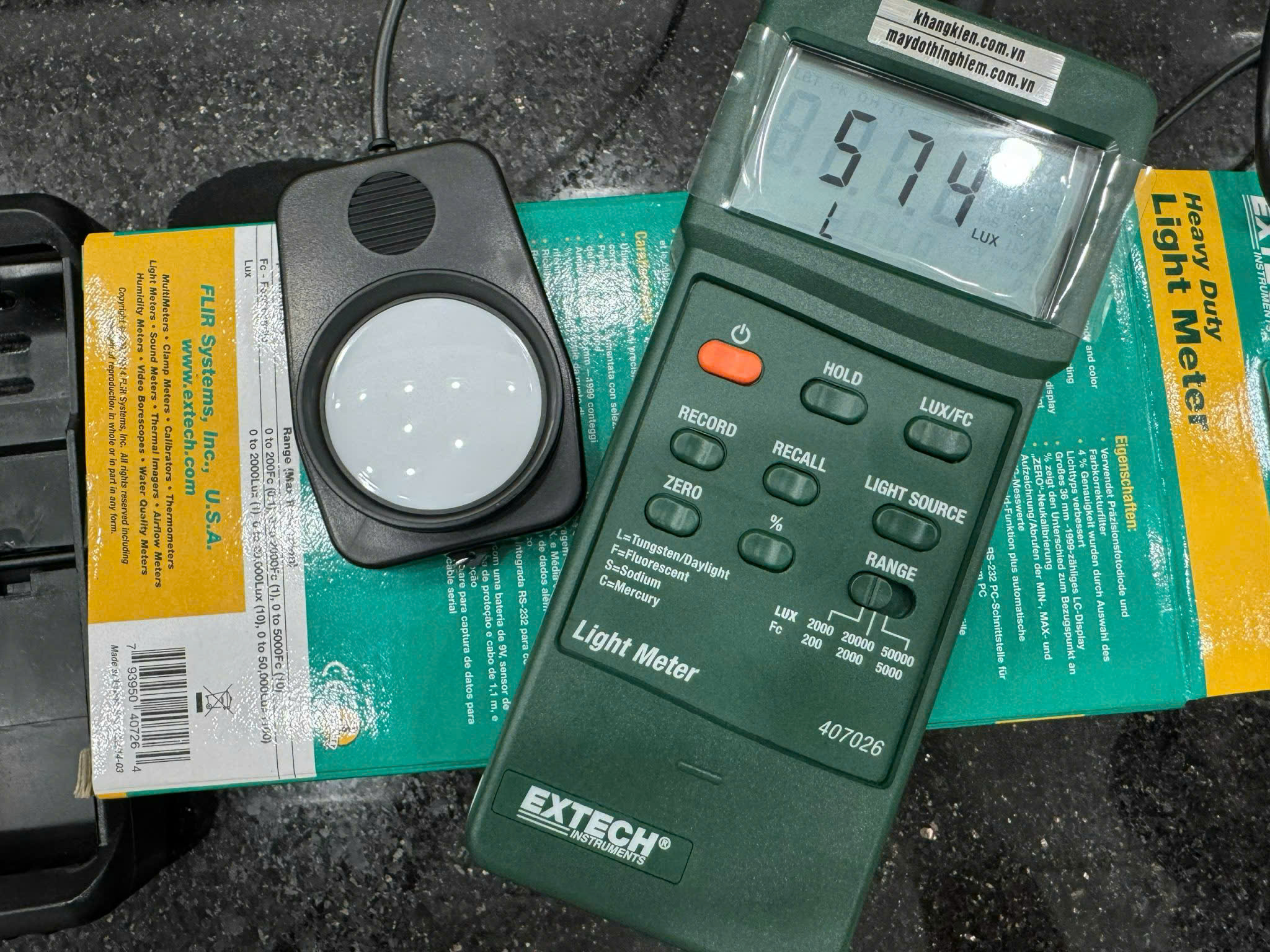 Khả Năng Phân Tích Dữ Liệu của Extech 407026 Khả Năng Phân Tích Dữ Liệu của Extech 407026